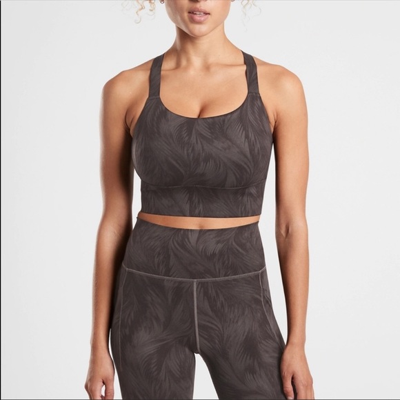Athleta Other - Athleta Warrior Sports Bra Ava Black